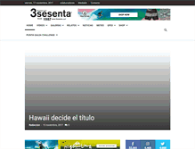 Tablet Screenshot of 3sesenta.com